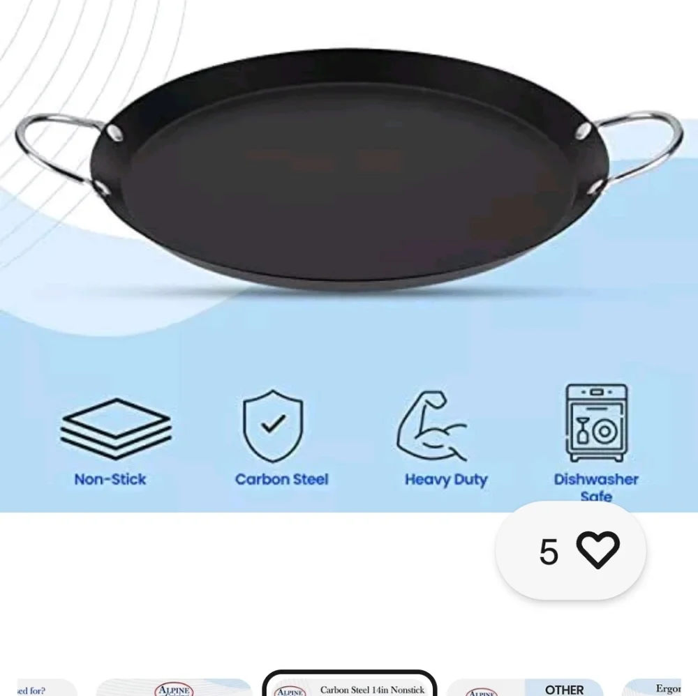 Alpine cuisine Roast Toast‎ Serve, Black carbon steel NEW